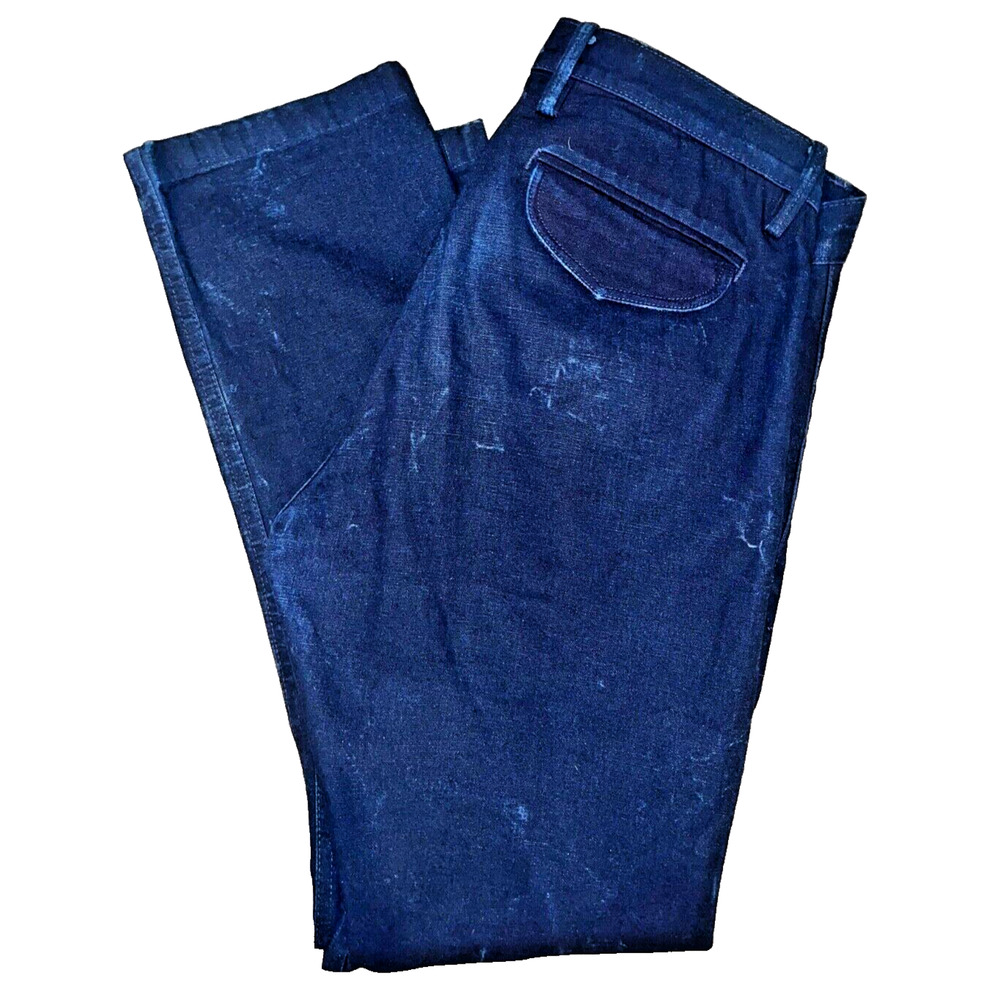 Rogue Territory RGT Jeans 31 x 30 Officers Trouser Japanese Selvedge Button Fly